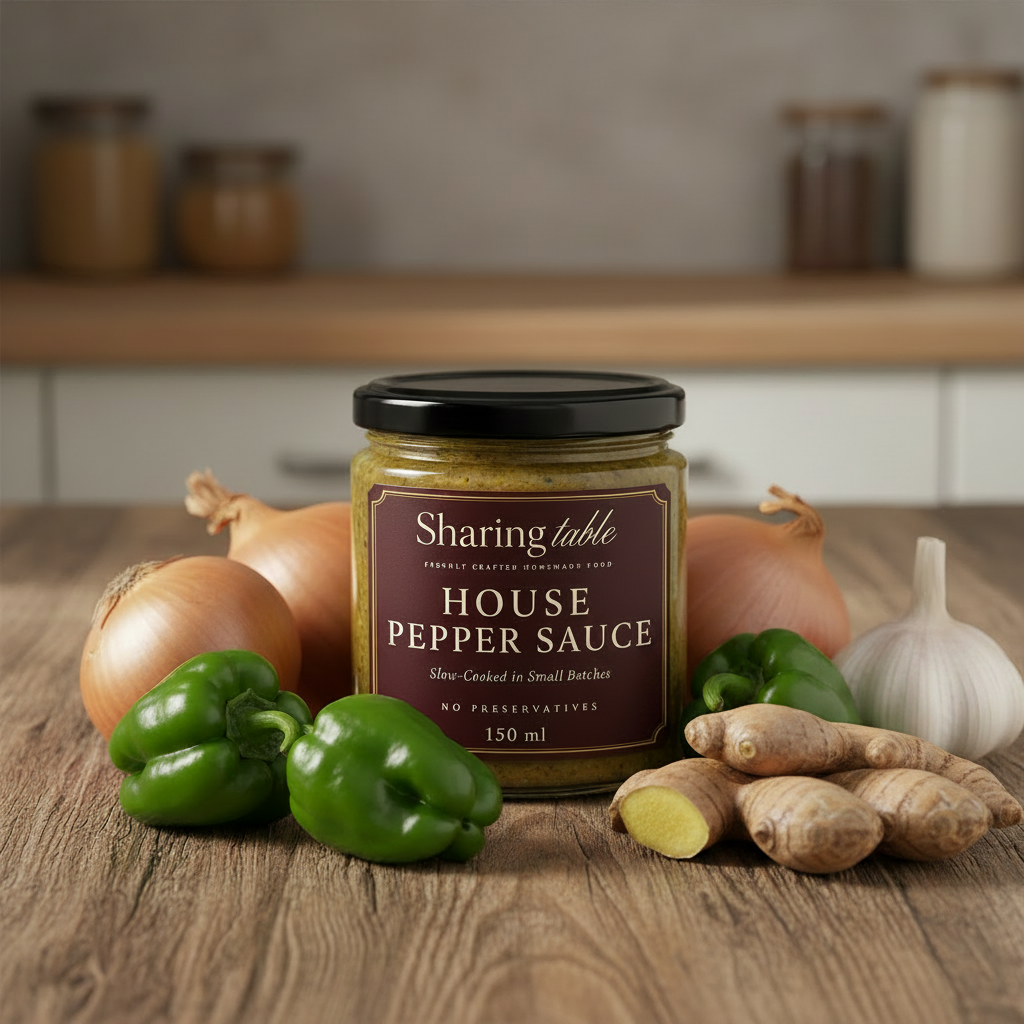 A vibrant green chilli sauce crafted with Scotch bonnet, garlic, onion and ginger. Taste bright, fresh and warming with a clean chilli heat. Enjoy by Add ing a spoonful to rice, grilled chicken, fish, vegetables or sandwiches.
